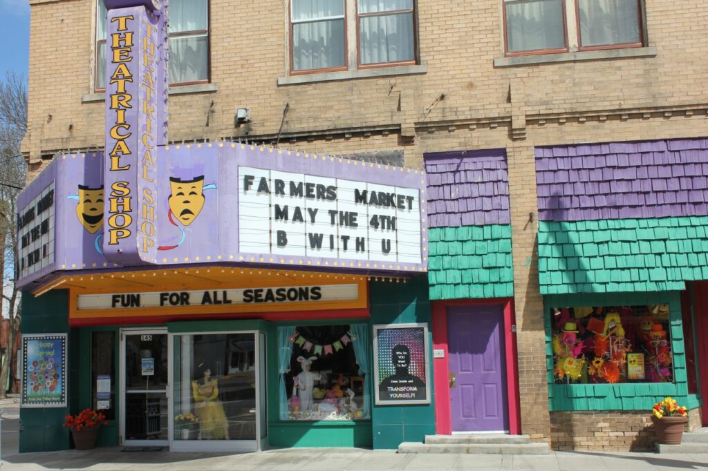 The Theatrical Shop exterior - fun for all season