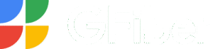 google fiber logo with white gfiber