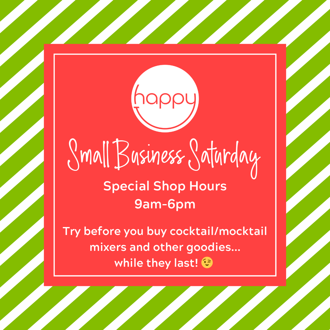 the boho vase small business saturday ad