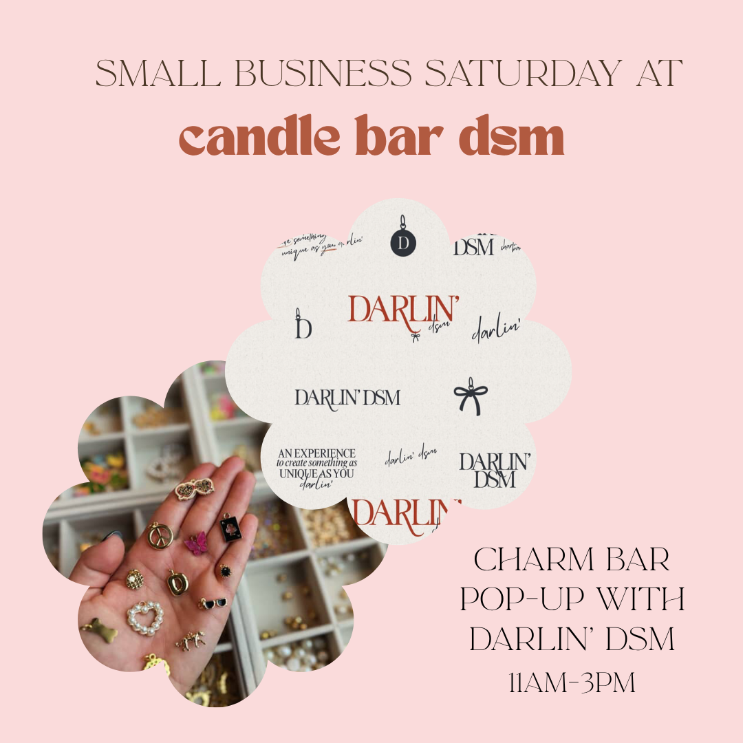 candle bar dsm small business saturday ad
